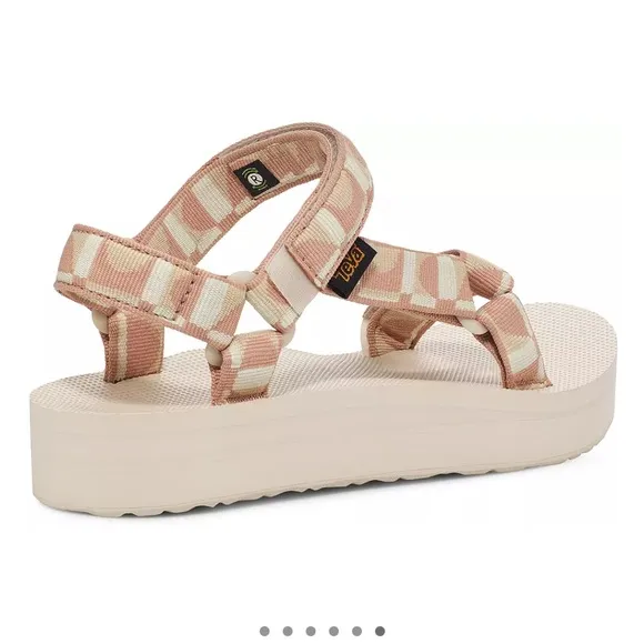 Teva Women's Size 8 Midform Universal Sandals Brown Sugar Tan NWT Platform