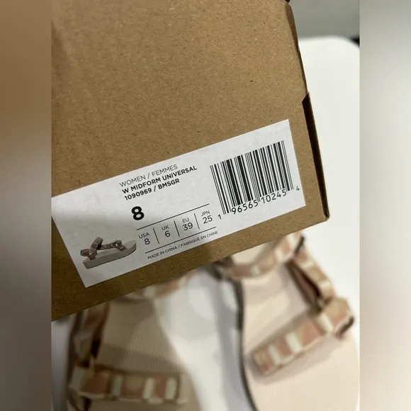 Teva Women's Size 8 Midform Universal Sandals Brown Sugar Tan NWT Platform