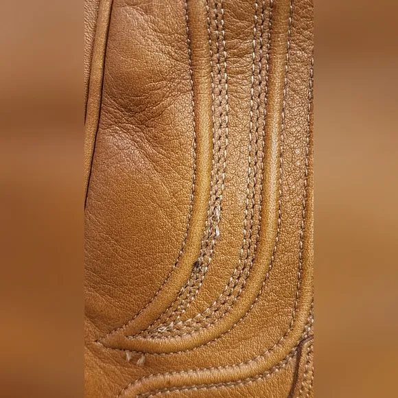 Tevovas Leather Cowboy Boots Size 10EE