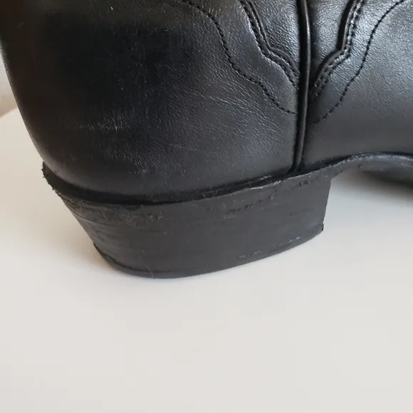 The El Dorado Western Blaсk Leather Handmade Boots