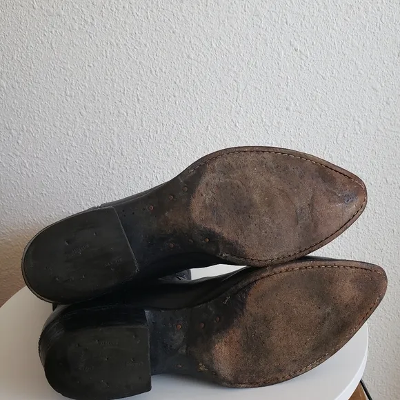 The El Dorado Western Blaсk Leather Handmade Boots