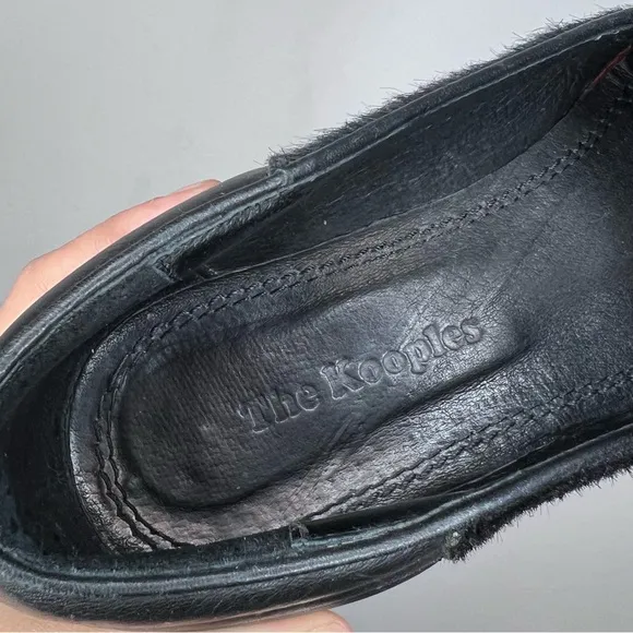 THE KOOPLES Pony Hair Loafers. Size 6.5
