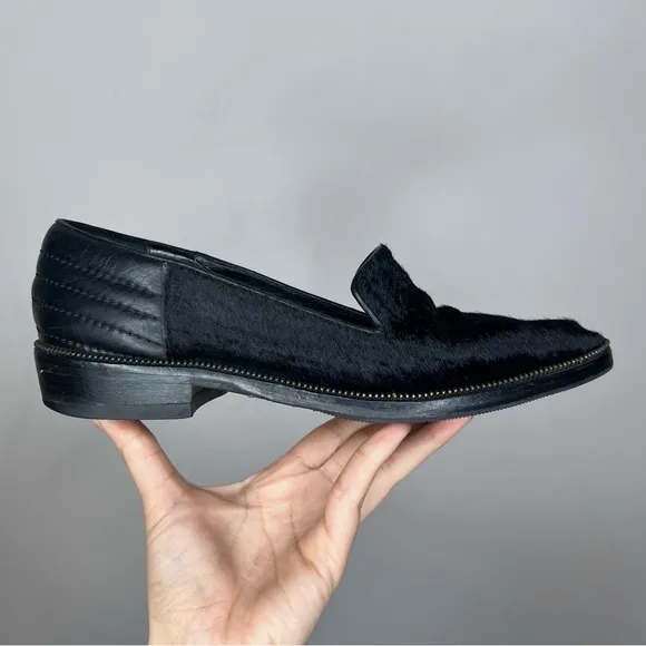 THE KOOPLES Pony Hair Loafers. Size 6.5