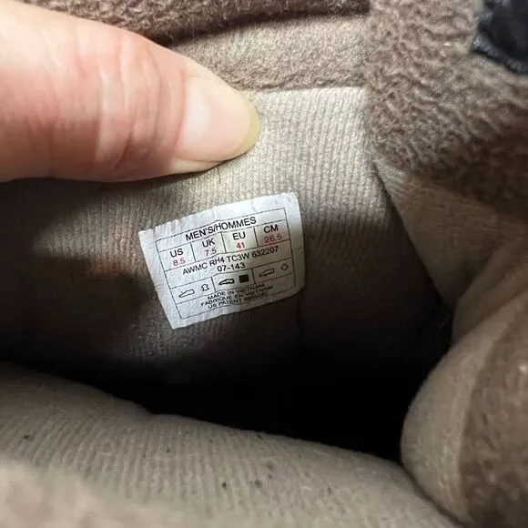 The North Face Brown Suede Winter Boots Men’s