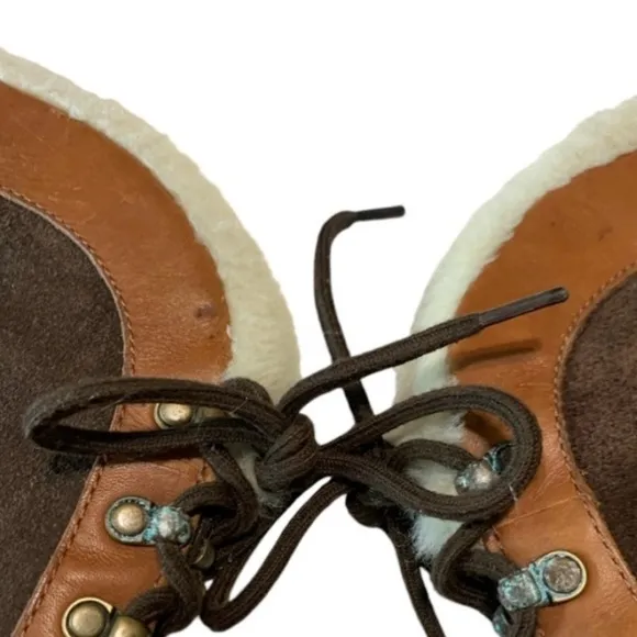 The North Face Janey Leather Boot Brown 7.5 Primaloft
