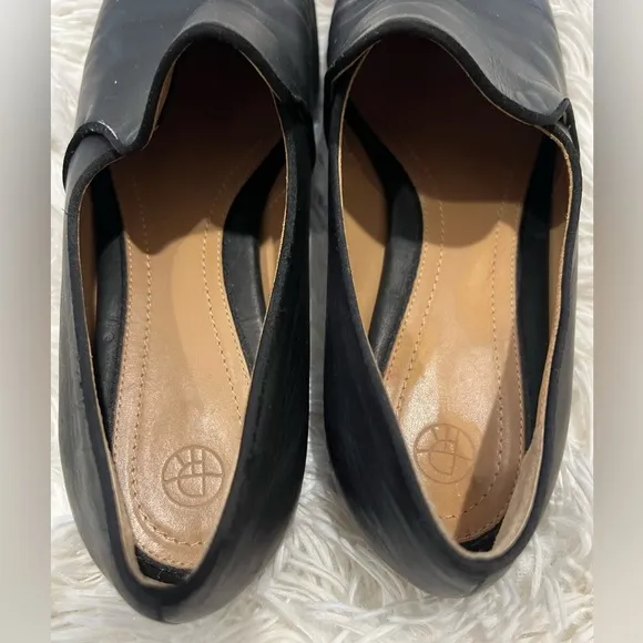The Row Alys Loafers In Black Leather Flats Loafers - Size 37 US 6.5 - black