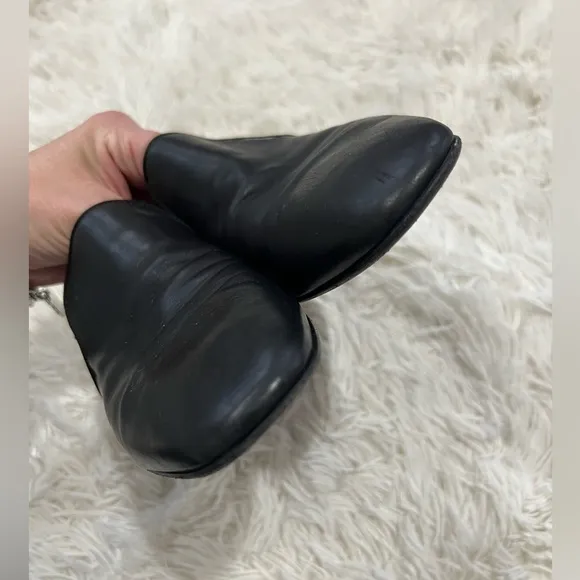 The Row Alys Loafers In Black Leather Flats Loafers - Size 37 US 6.5 - black