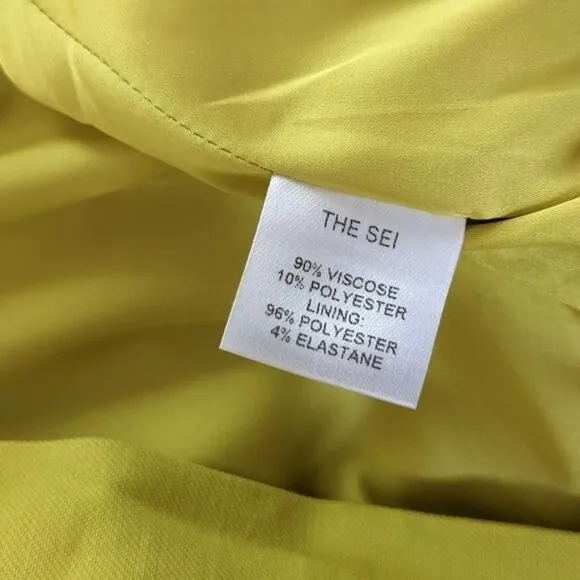 The Sei Ruched Asymmetrical Mini Skirt 0 Gold Green Chartreuse Revolve Cocktail