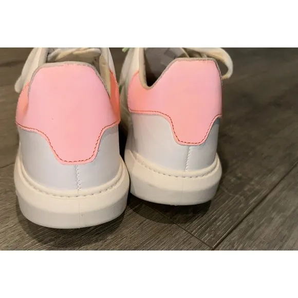 The Victoria Women Size 37/6 Milan Fashion Sneakers White Coral Made In Spain