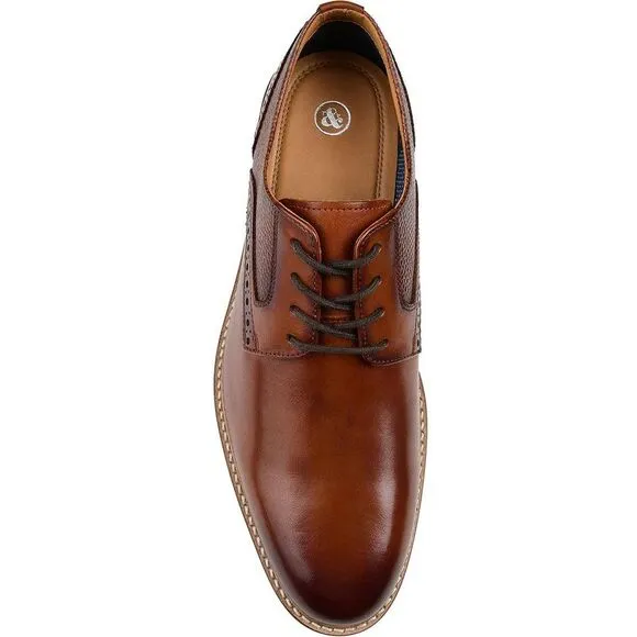 Thomas &amp; Vine Mens Clayton Brown Lace Up Casual and Fashion Sneakers New