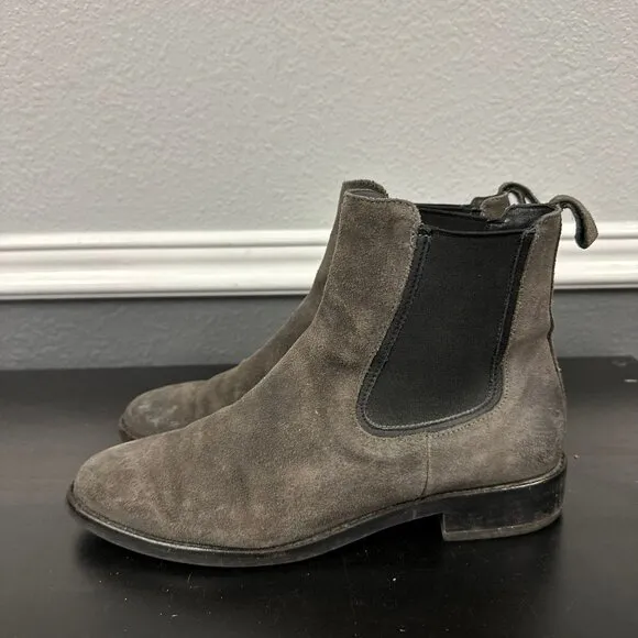 Thursday Boot Company Women’s Dark Olive Suede Duchess Chelsea Boots Size 9