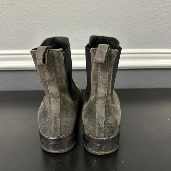 Thursday Boot Company Women’s Dark Olive Suede Duchess Chelsea Boots Size 9