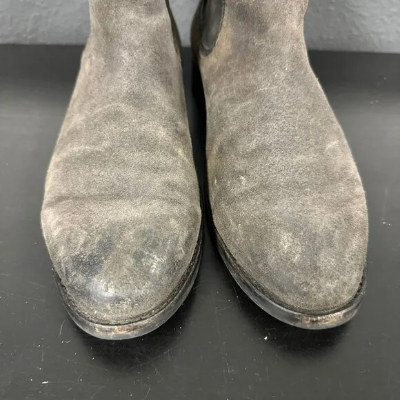 Thursday Boot Company Women’s Dark Olive Suede Duchess Chelsea Boots Size 9