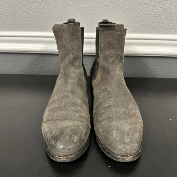 Thursday Boot Company Women’s Dark Olive Suede Duchess Chelsea Boots Size 9