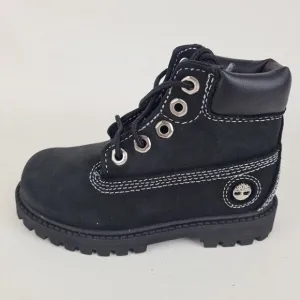 Timberland 6In Premium P&amp;G TODDLER Boots Outdoors Black Leather