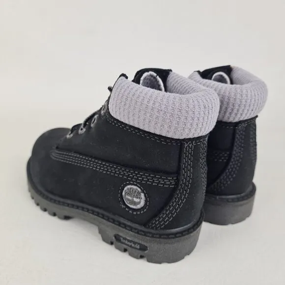 Timberland 6In Premium Thrml TODDLER Boots Outdoors Black Leather