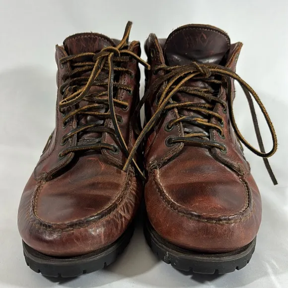 Timberland 7 Eye Chukka Brown Leather Boots
