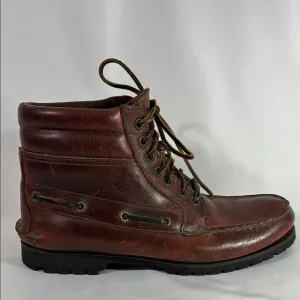 Timberland 7 Eye Chukka Brown Leather Boots