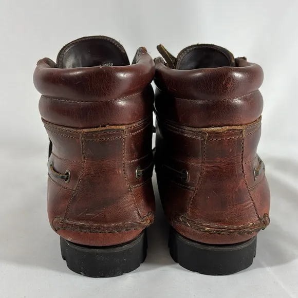Timberland 7 Eye Chukka Brown Leather Boots