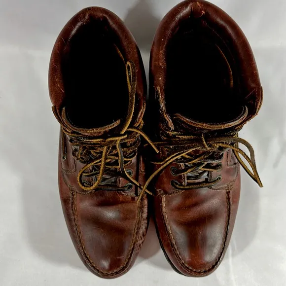 Timberland 7 Eye Chukka Brown Leather Boots