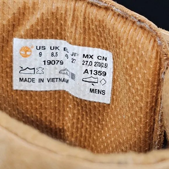 Timberland Basic 6 Inch Waterproof Boots 'Wheat Nubuck' 19079