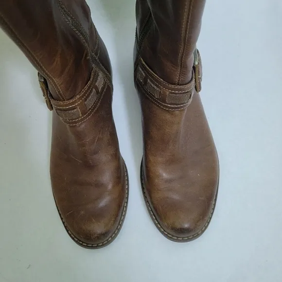 Timberland Brown Savin Hill Leather Boots Size 7