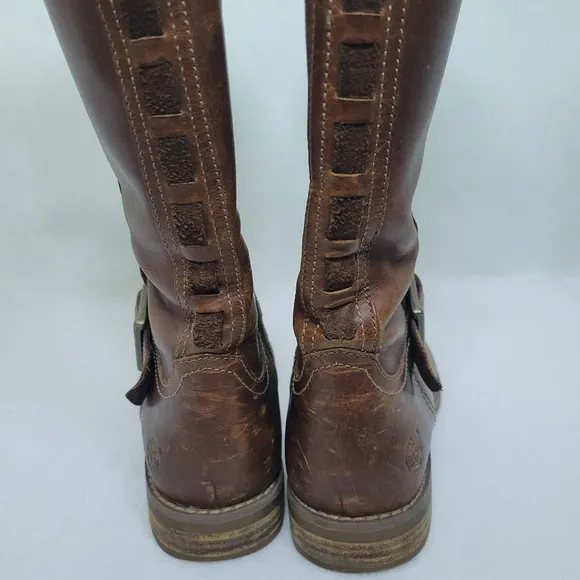 Timberland Brown Savin Hill Leather Boots Size 7