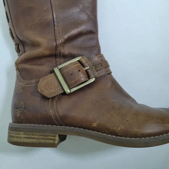 Timberland Brown Savin Hill Leather Boots Size 7