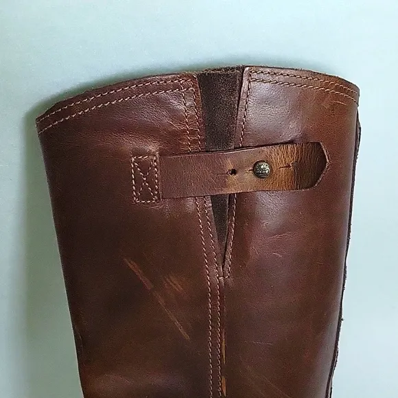 Timberland Brown Savin Hill Leather Boots Size 7