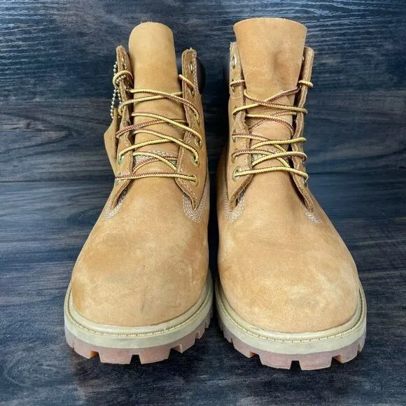 Timberland Classic Nubuck Brown Leather Worker Boots Junior's US Size US 5M