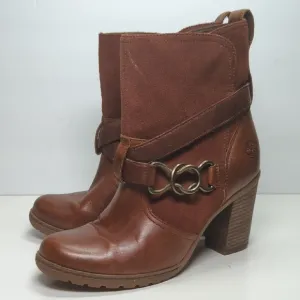 Timberland Dennett slip on Ortholite ankle boots woman's size 7 EU 38