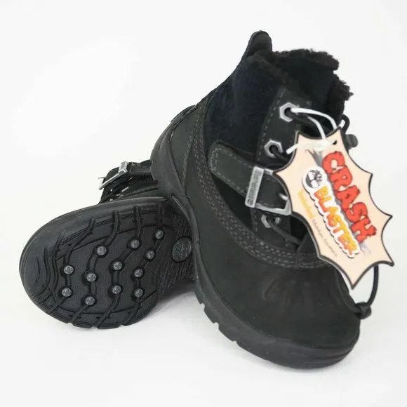 Timberland Mallard Winter TODDLERS Boots Snow Black Vintage Suede 91835 SZ 12