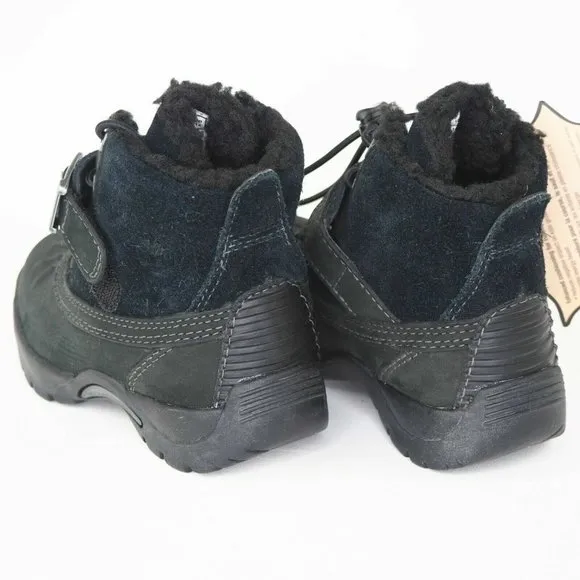 Timberland Mallard Winter TODDLERS Boots Snow Black Vintage Suede 91835 SZ 12