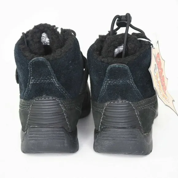 Timberland Mallard Winter TODDLERS Boots Snow Black Vintage Suede 91835 SZ 12