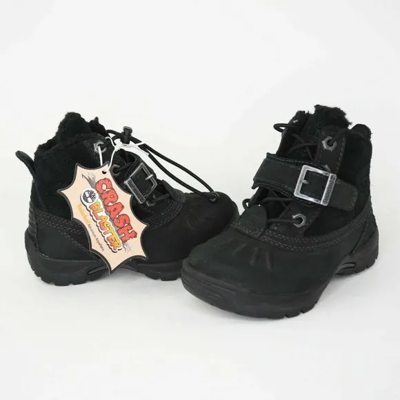 Timberland Mallard Winter TODDLERS Boots Snow Black Vintage Suede 91835 SZ 12