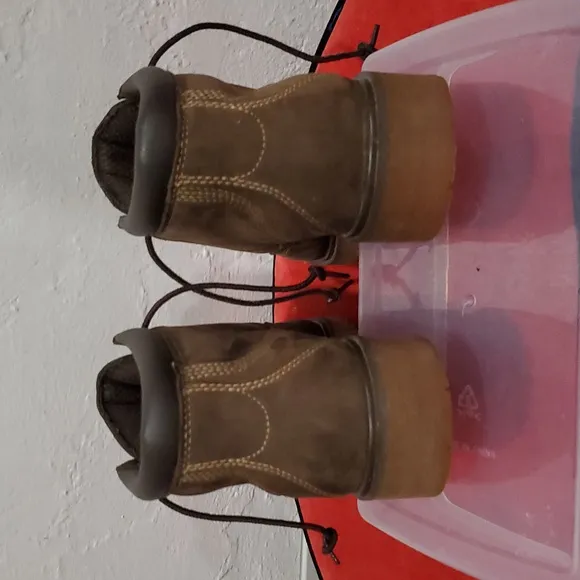 Timberland Nellie Brown Leather Boots Size 7