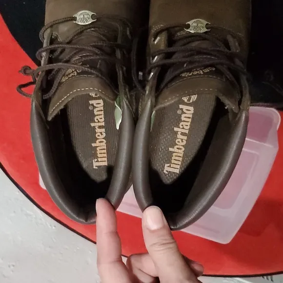 Timberland Nellie Brown Leather Boots Size 7