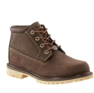 Timberland Nellie Brown Leather Boots Size 7