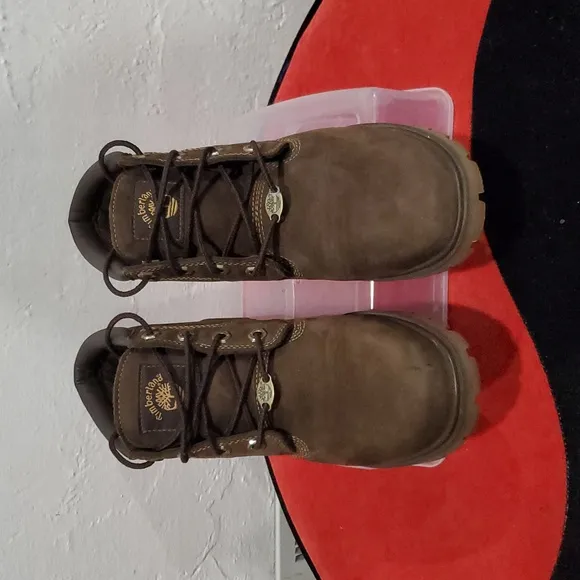 Timberland Nellie Brown Leather Boots Size 7