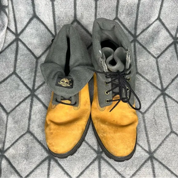 Timberland Roll Top Leather Boots