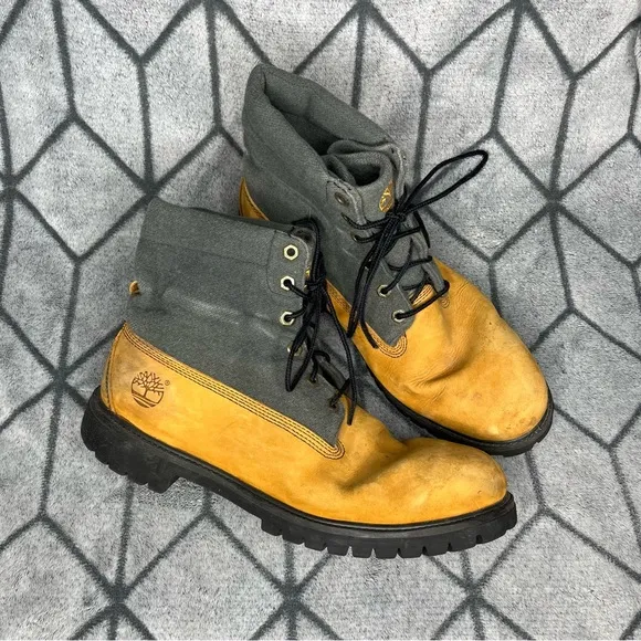 Timberland Roll Top Leather Boots