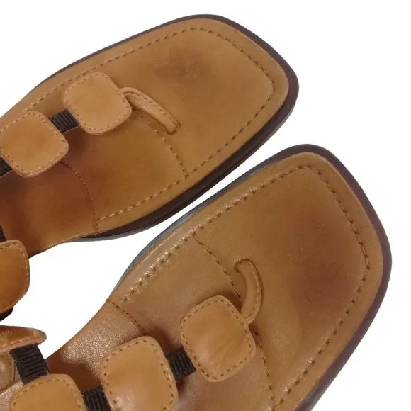 Timberland Smart Comfort System Women's Leather Thong Flat Sandals Size 11M