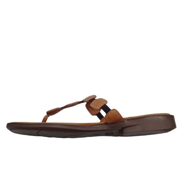 Timberland Smart Comfort System Women's Leather Thong Flat Sandals Size 11M