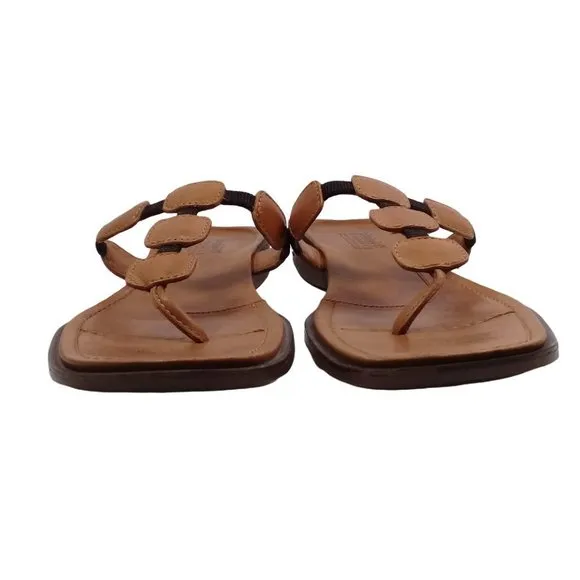 Timberland Smart Comfort System Women's Leather Thong Flat Sandals Size 11M