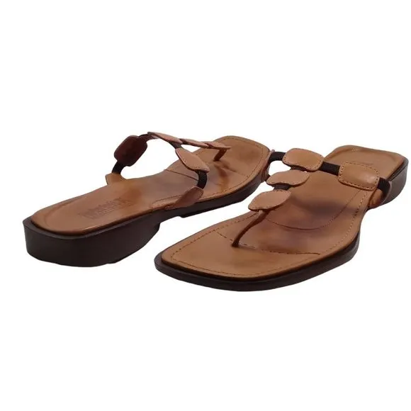 Timberland Smart Comfort System Women's Leather Thong Flat Sandals Size 11M