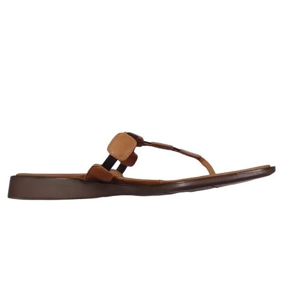 Timberland Smart Comfort System Women's Leather Thong Flat Sandals Size 11M