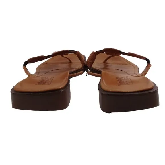 Timberland Smart Comfort System Women's Leather Thong Flat Sandals Size 11M
