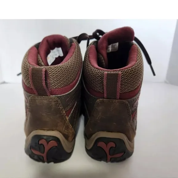 Timberland Women's Brown Leather Mid Waterproof Norwood Boots US 7.5