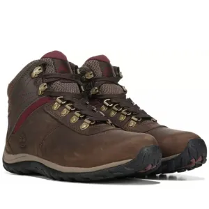 Timberland Women's Brown Leather Mid Waterproof Norwood Boots US 7.5