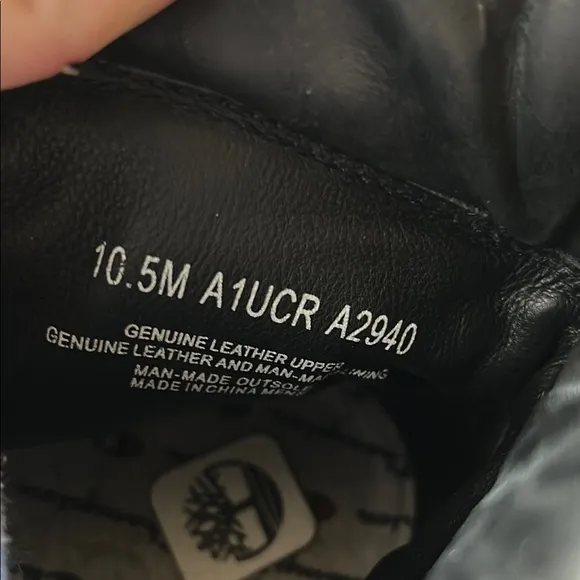 Timberland x Champion Black Pros high top boot. New without box, sits on shelf.
